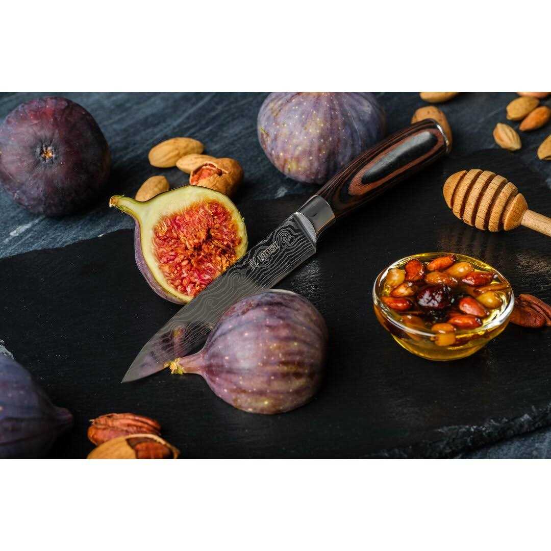 Yatoshi Knives Knives Yatoshi Knife Block Set Pro Kitchen Knife Set Ultra Sharp High Carbon Stainless Steel Number of Pieces