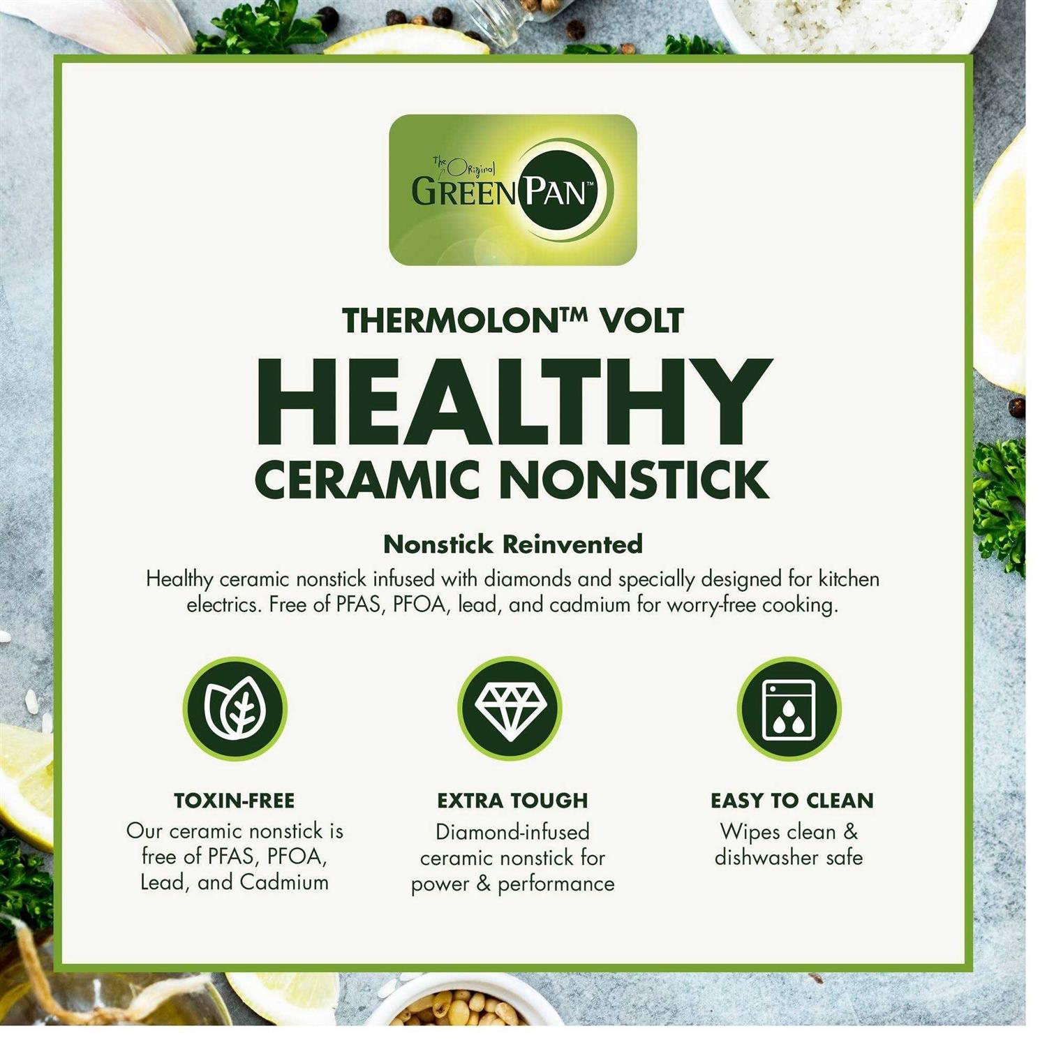 GreenPan PFAS-Free Nonstick 6-in-1 Air Fryer Toaster Oven