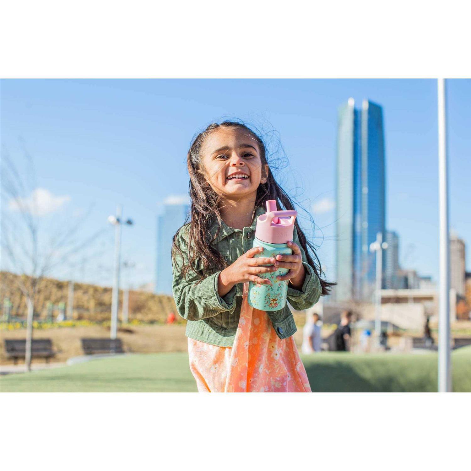 Simple Modern 14oz Stainless Steel Summit Kids Water Bottle with Straw