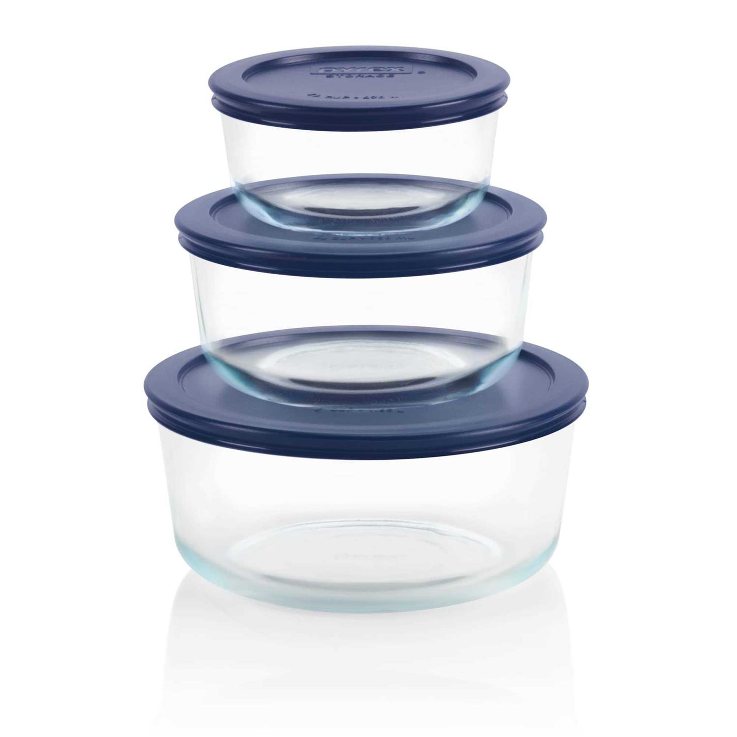 Pyrex Storage 6 Piece Round Set