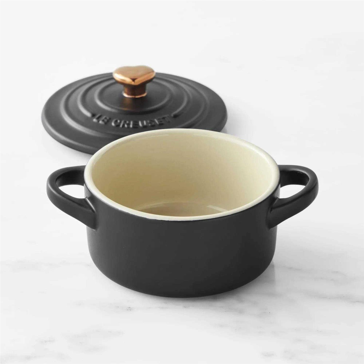 Le Creuset Mini Round Cocotte with Heart Knob