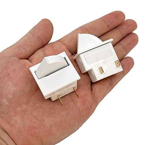 2Pcs Refrigerator Door Light Switch 2 Feet Compatible for GE Whirlpool