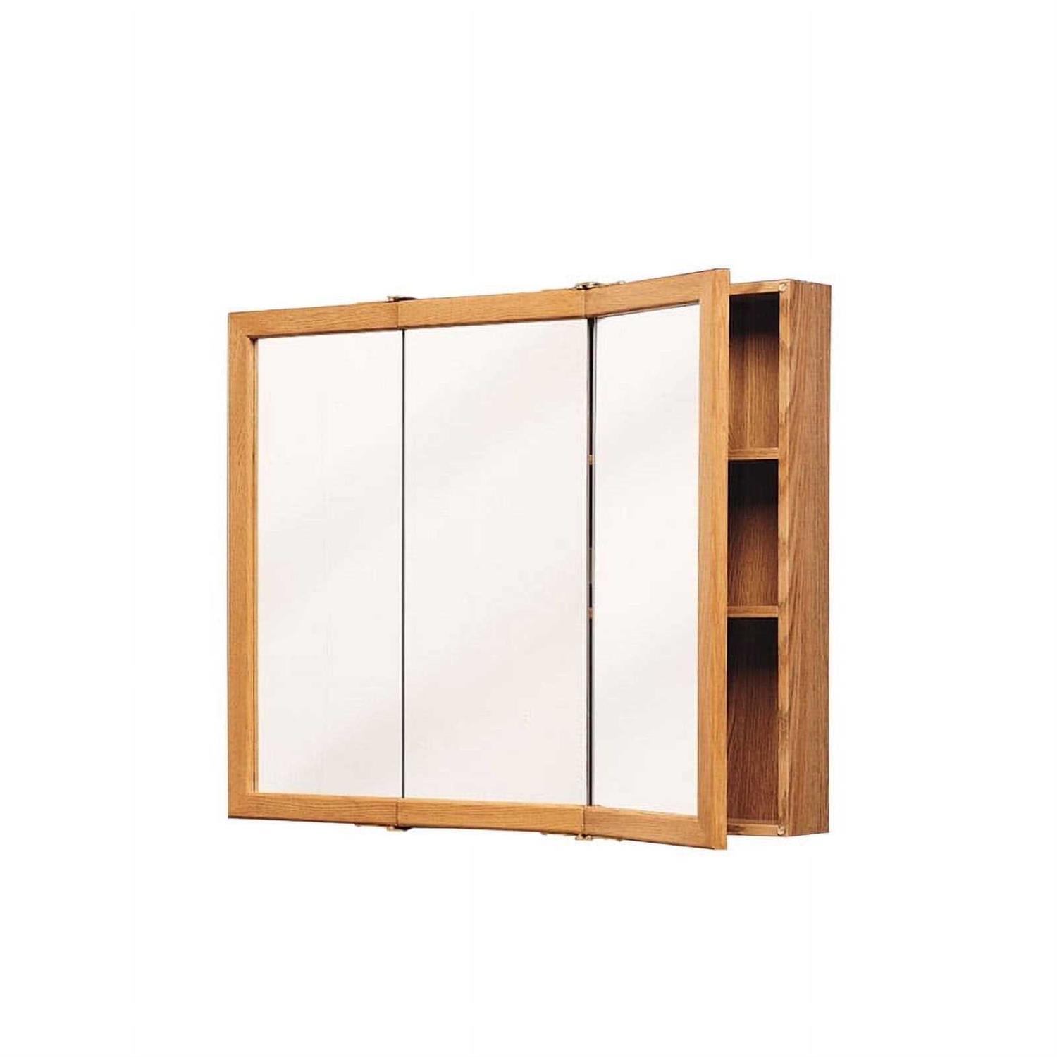 Zenith Oak Tri-View Medicine Cabinet