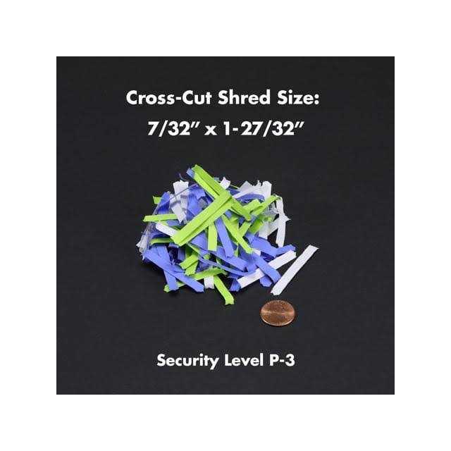 Aurora AU420XZ 4-Folded Sheet Cross-Cut Desktop Paper / Credit Card Shredder