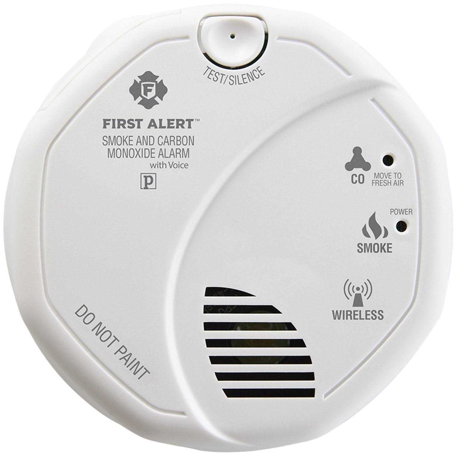 First Alert Wireless Interconnected Smoke & Carbon Monoxide Alarm with Voice