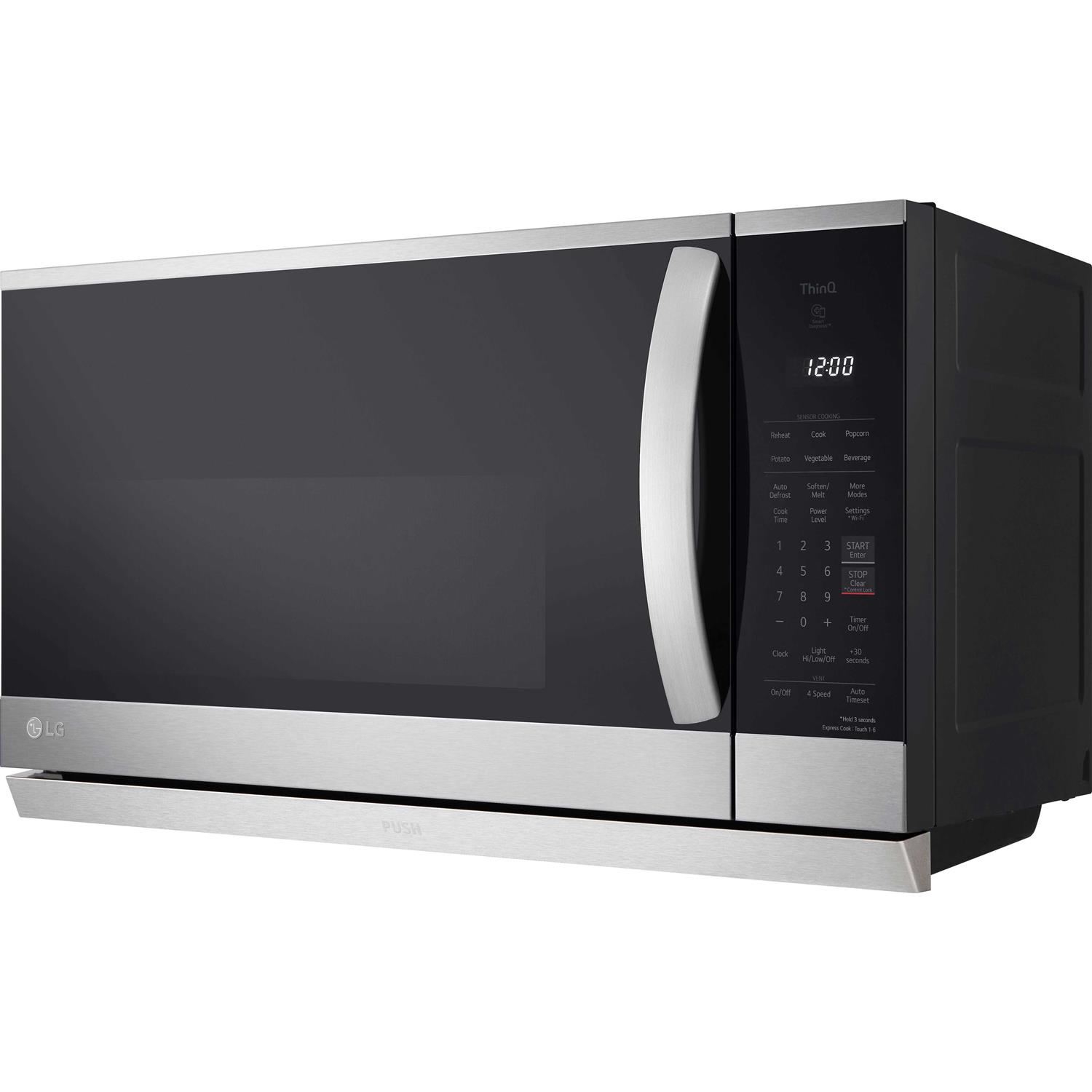 LG 2.1 Cu. Ft. Smart Over-the-Range Microwave with Extendavent 2.0 MVEL2125F