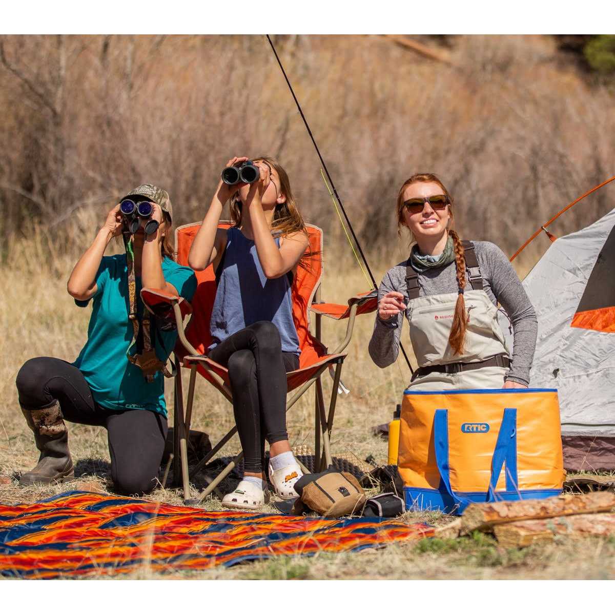 Rtic Insulated Tote Bag Large Cooler Thermal Reusable Bags with Zippered Top for Beach