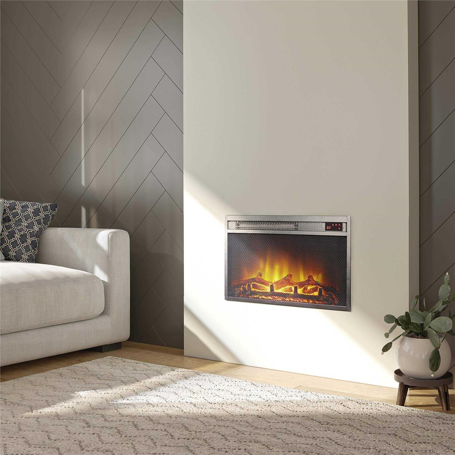 AltraFlame 23 x 14 Electric Fireplace Insert with Mesh Front