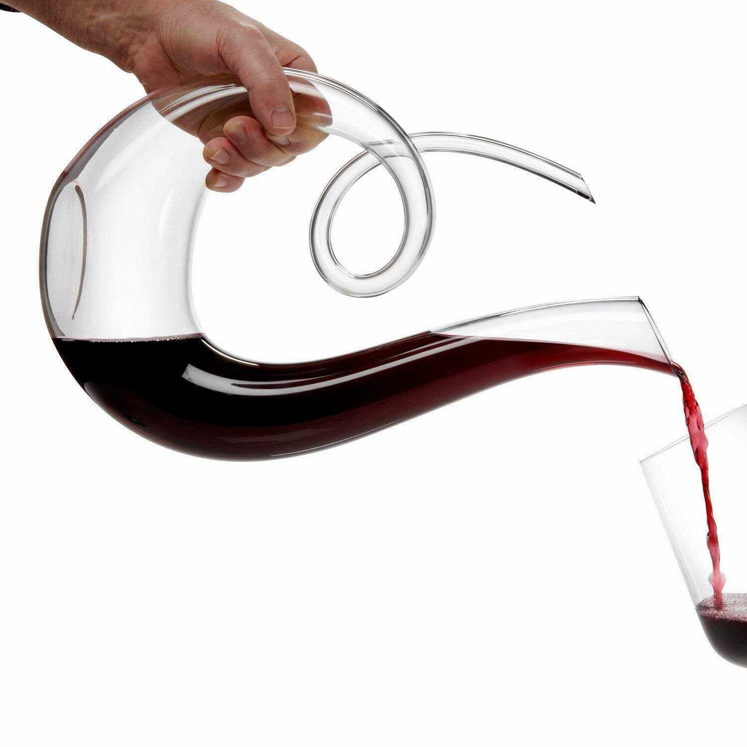 Wine Enthusiast Art Series Treble Decanter