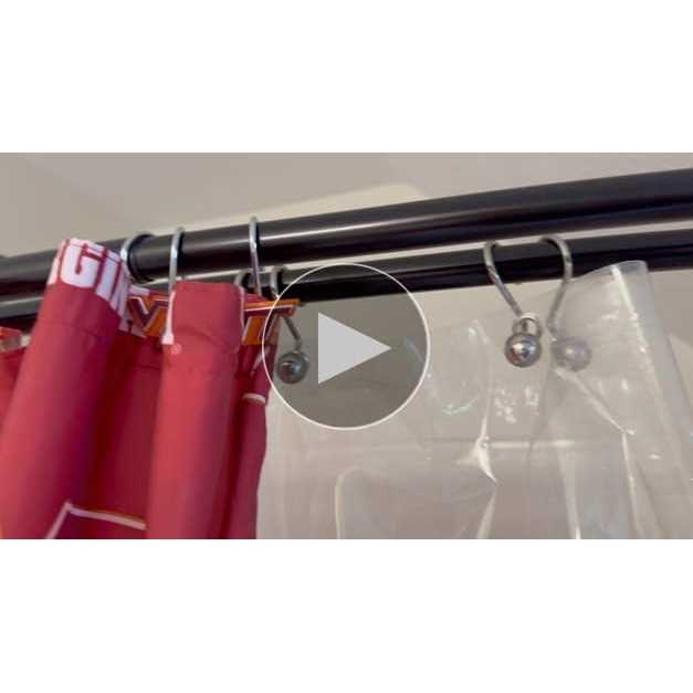 Zenna Home Double Curved Shower Curtain Rod