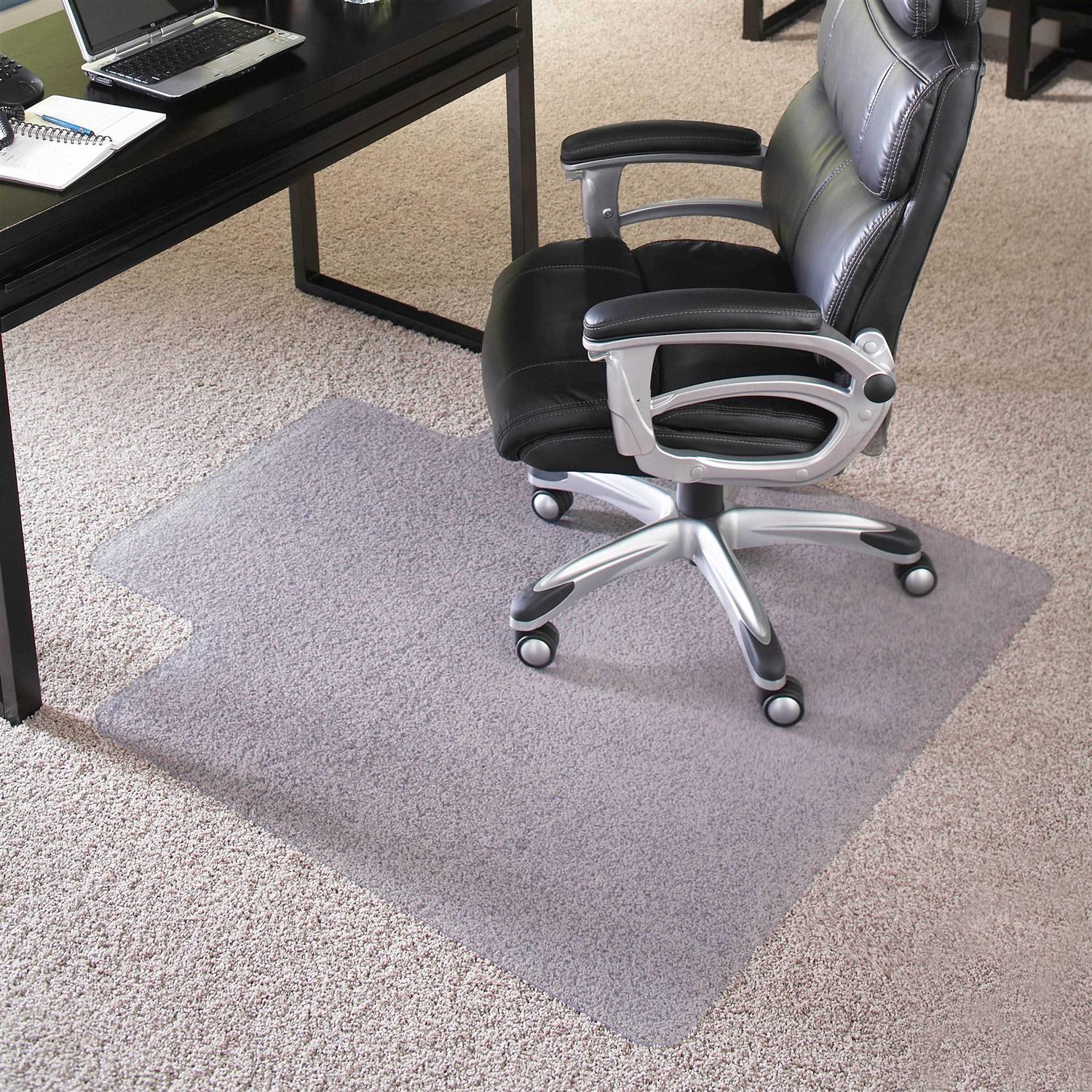 Flash Furniture Big Tall Carpet Chair Mat with Lip
