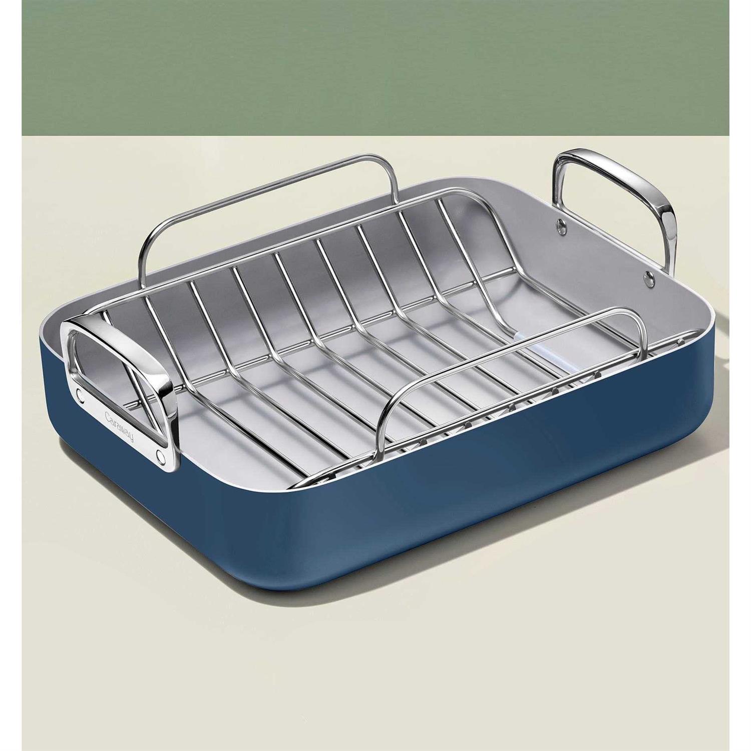 Caraway Home Square Roasting Pan with Rack