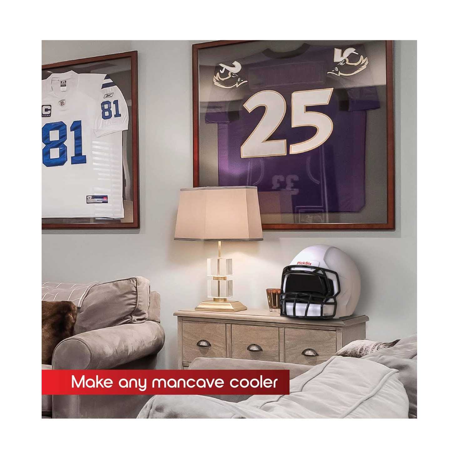 Ionchill Football Helmet Fridge