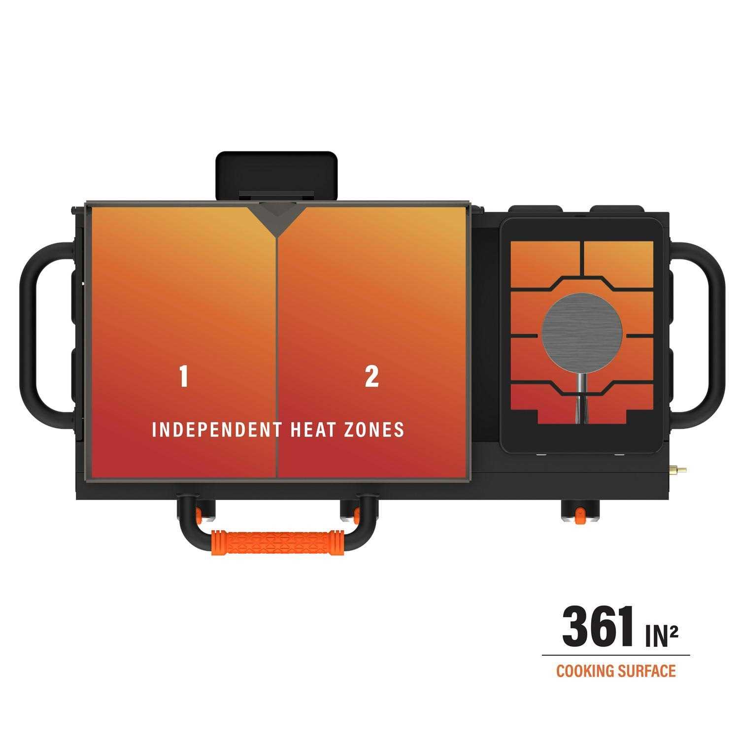 Blackstone On The Go Table Top Griddle w/Side Burner