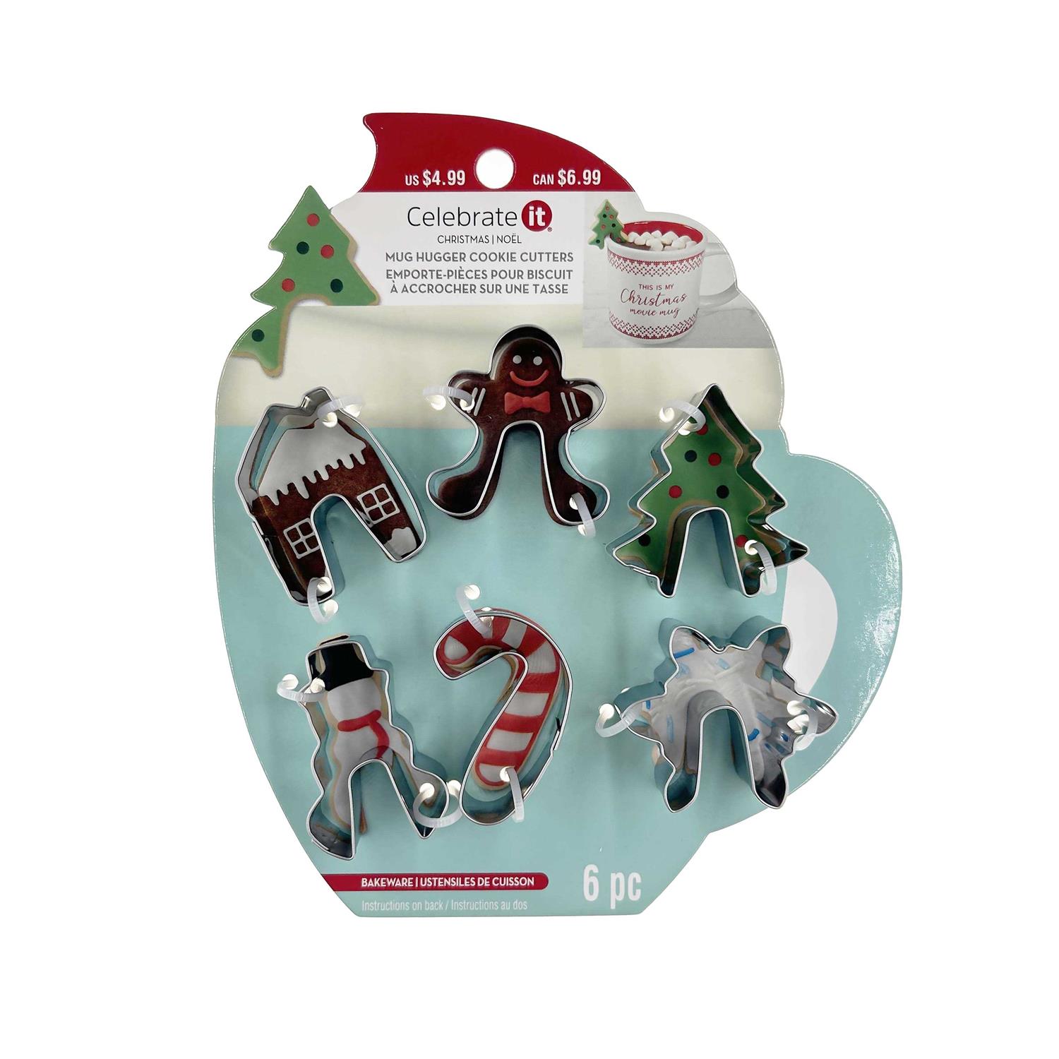 Mug Hugger Christmas Cookie Cutter Set by Celebrate It