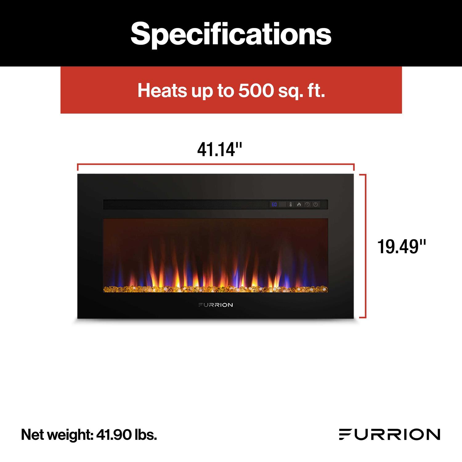 Furrion Built-In Electric RV Fireplace 2021123733