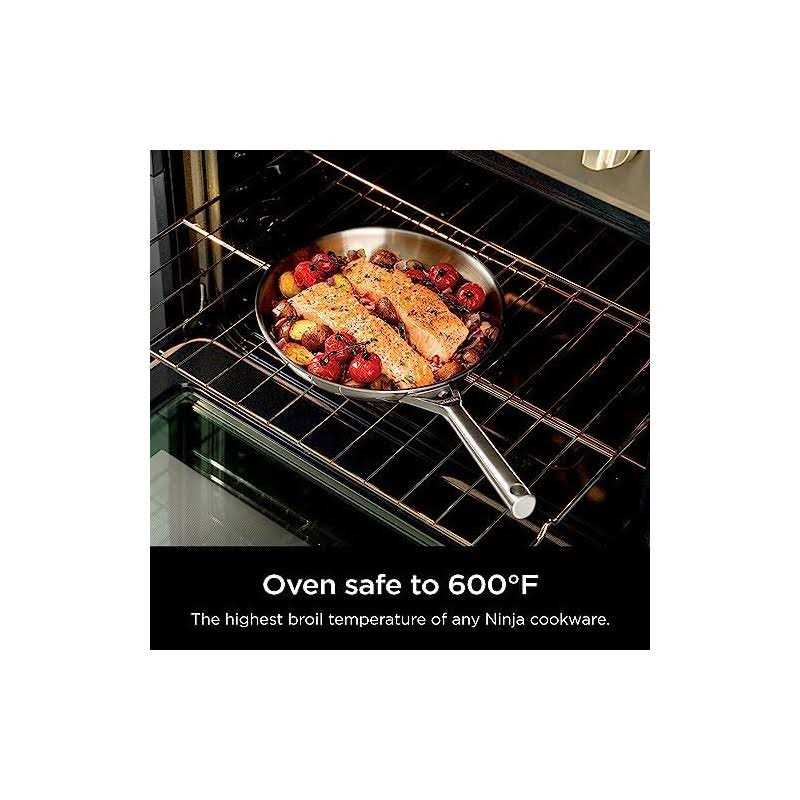 Ninja EverClad Commercial-Grade Stainless Steel Cookware 12-Piece Set C99012