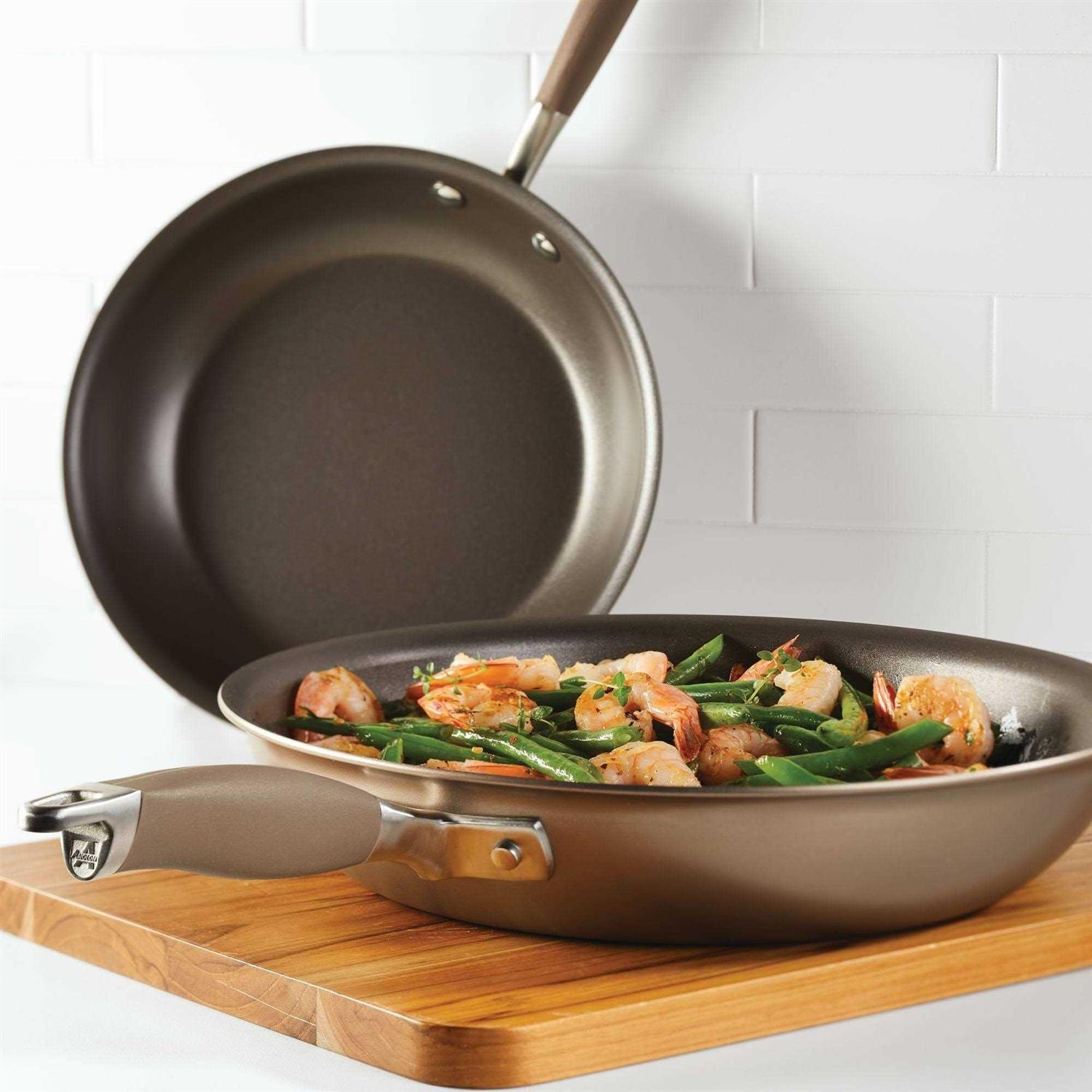Anolon Advanced Home Hard-Anodized Nonstick Skillet Set