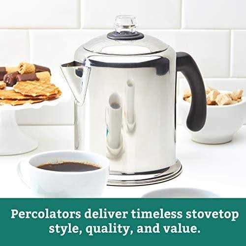 Farberware Classic Yosemite Stainless Steel Coffee Percolator