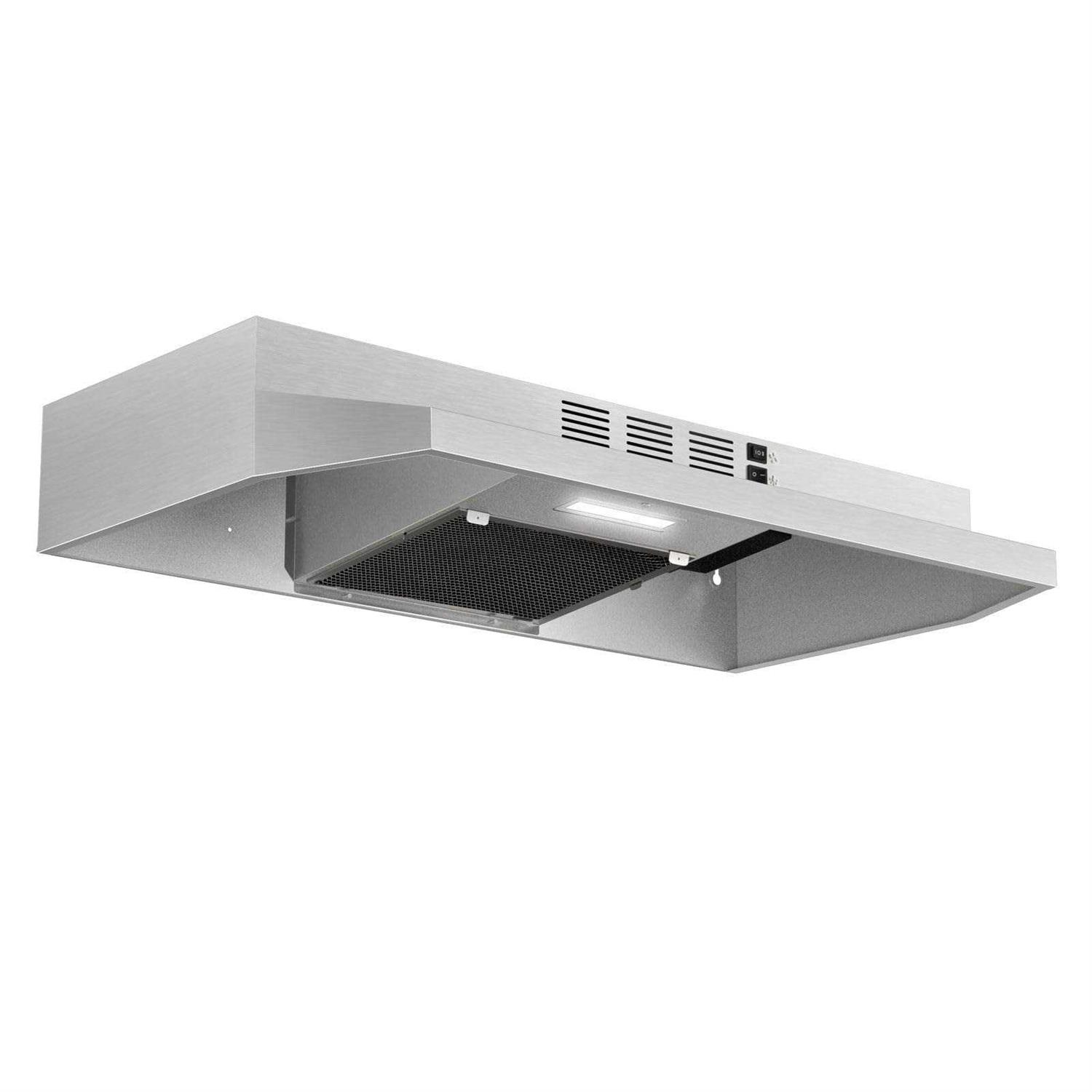 Range Hood 30 inch Under Cabinet Stainless Steel Kitchen Vent Hood 280CFM
