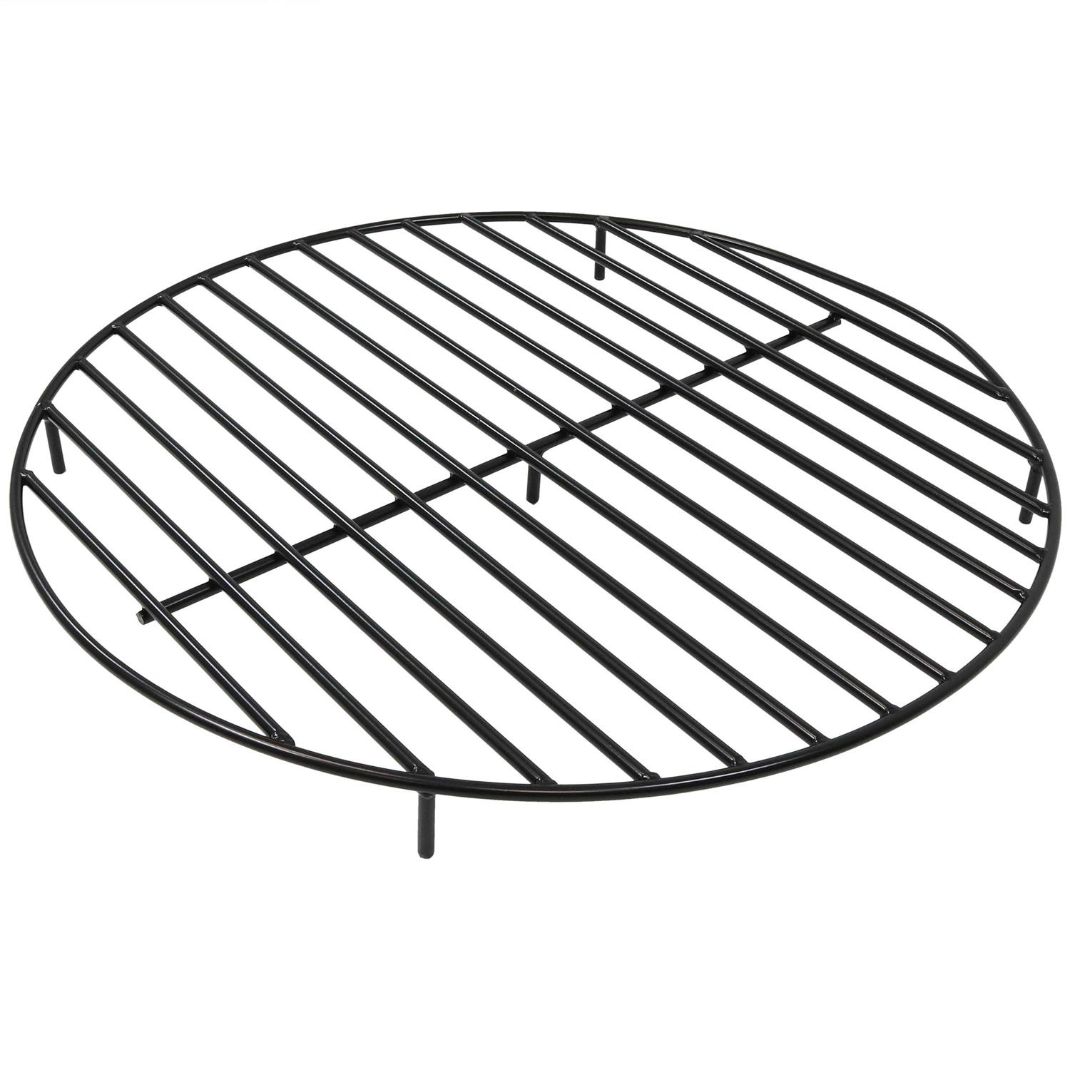 Sunnydaze Decor Round Steel Outdoor Fire Pit Grate