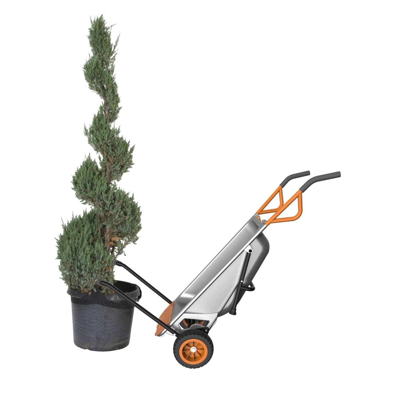 Worx WG050 Aerocart 8-in-1 Yard Cart Wheelbarrow Dolly
