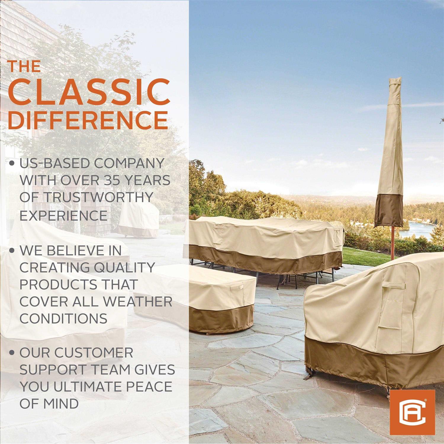 Classic Accessories Veranda Fire Pit Cover Round