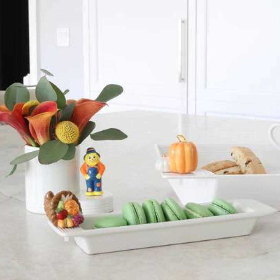 Nora Fleming Pinstripes Cracker Tray