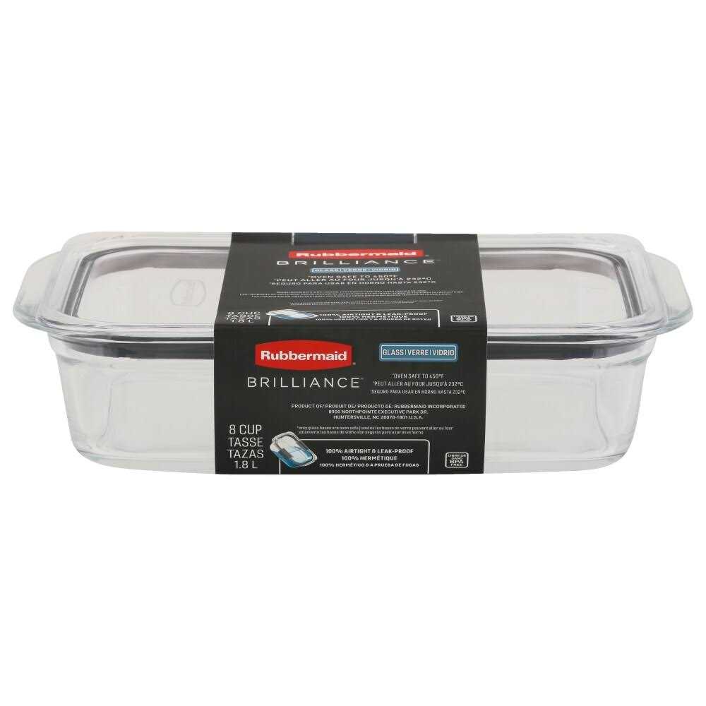 Rubbermaid Brilliance Glass Container