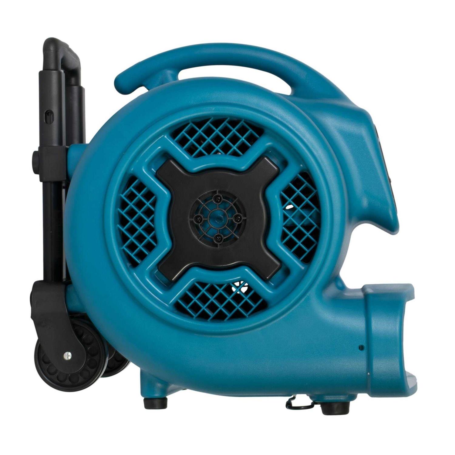 XPOWER Air Mover with Telescopic Handle and Wheels