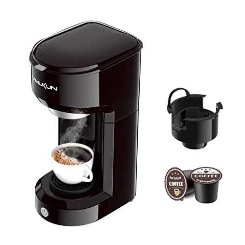 Vimukun Single Serve Coffee Maker Coffee Brewer Compatible with K-Cup Single Cup Capsule with 6 to 14oz Reservoir
