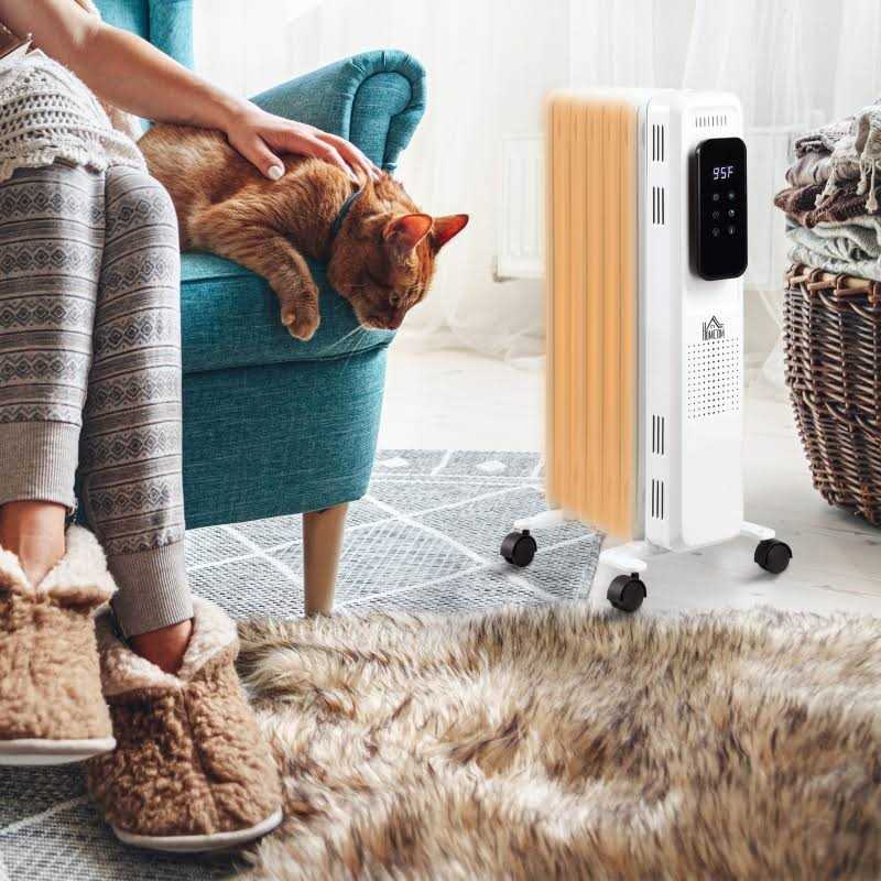 1500 Watt Electric Radiant Radiator Heater HomCom