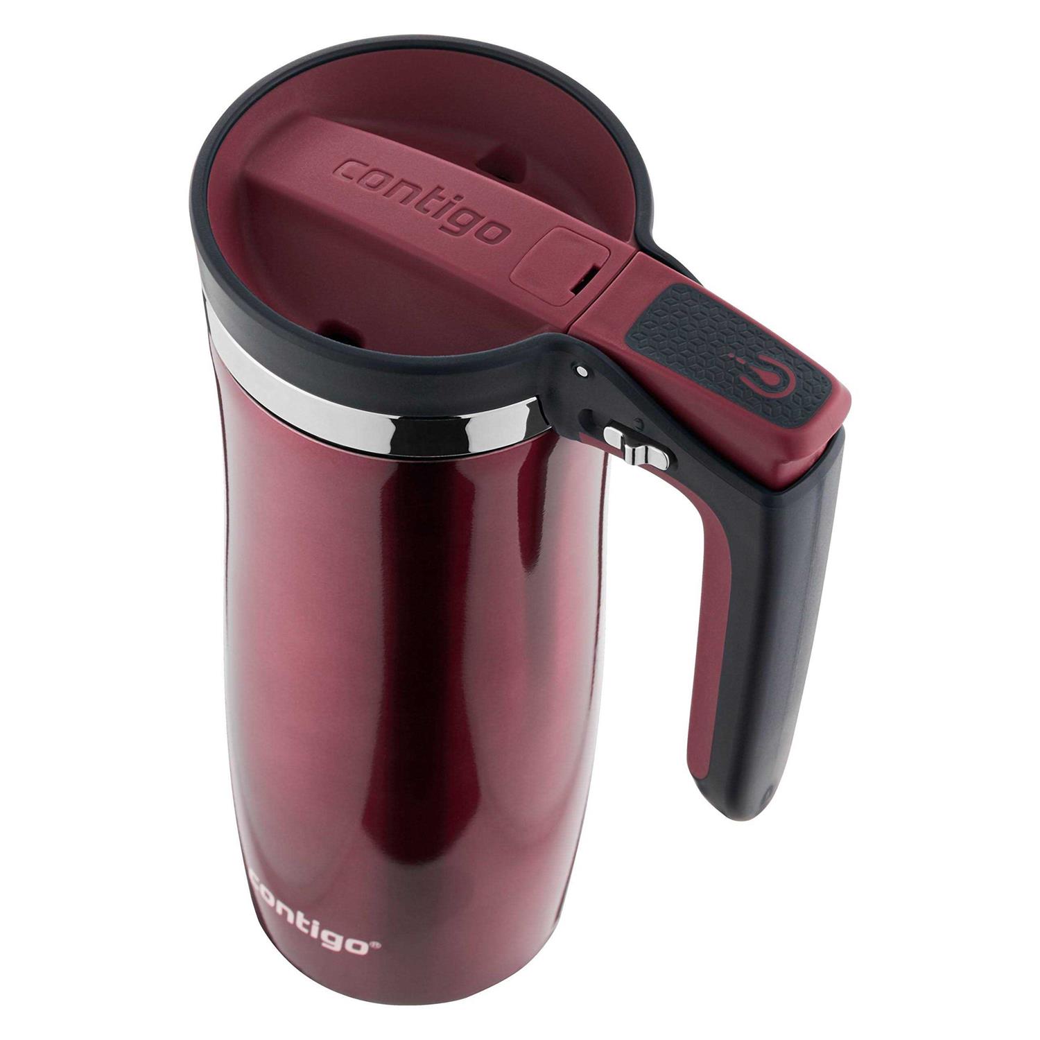 Contigo Autoseal Handled Vacuum-Insulated Stainless Steel Travel Mug with Easy-Clean Lid