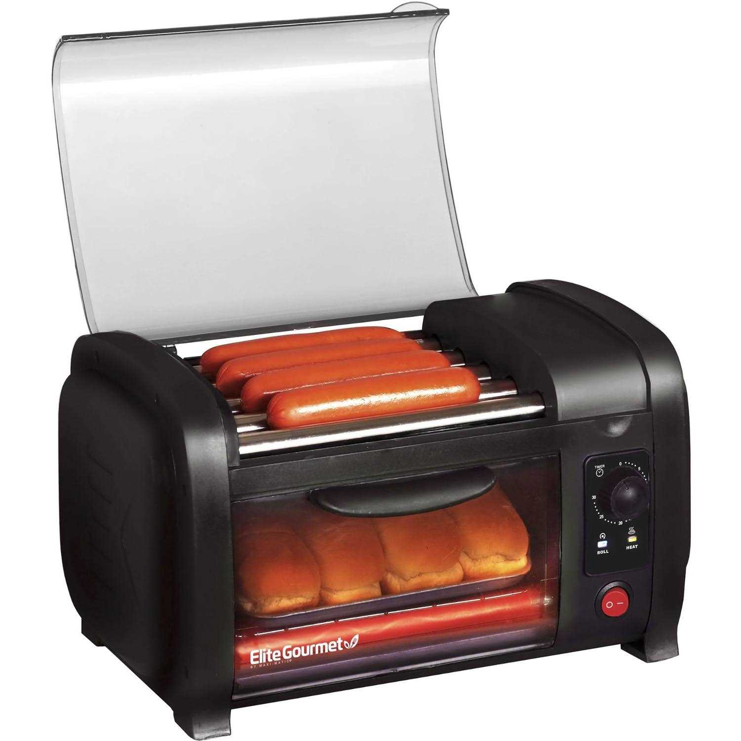 Elite Cuisine Hot Dog Roller / Toaster Oven