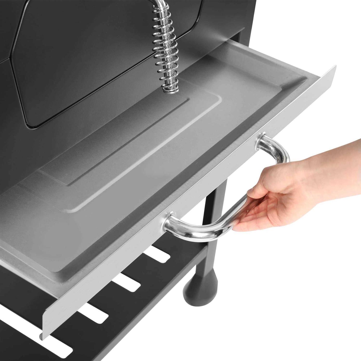 Royal Gourmet 24-Inch Charcoal Grill with Foldable Table