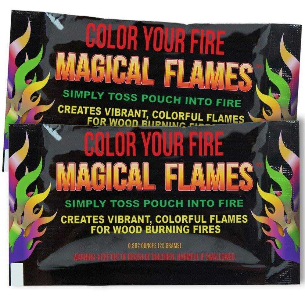 Magical Flames Fire Color Changing Packets for Campfires Fire Pit