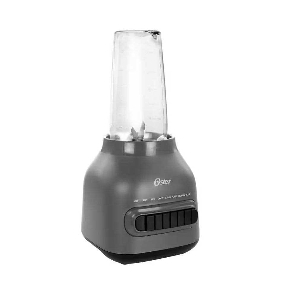 Easy to Clean 700 Watt Blender with 20 Ounce Blend-N-Go Cup in Grey Oster