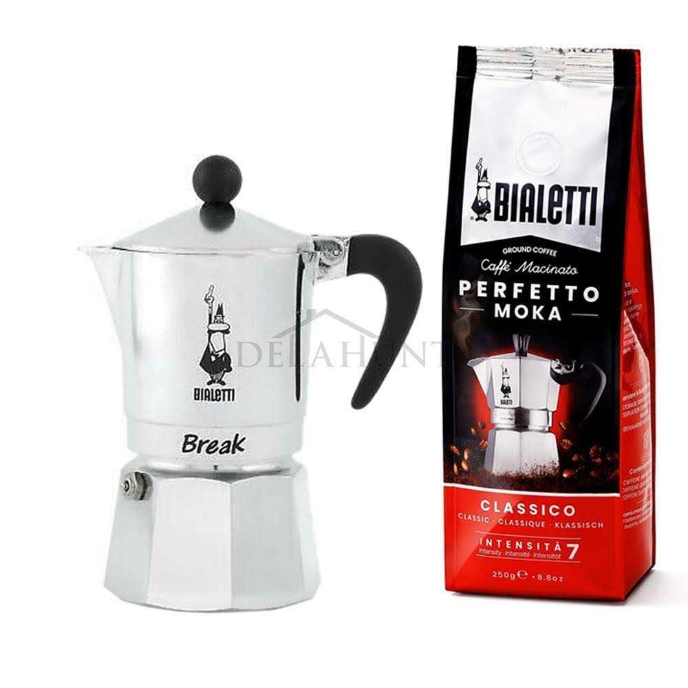 New Bialetti 3 Cup Moka Stovetop Espresso Maker