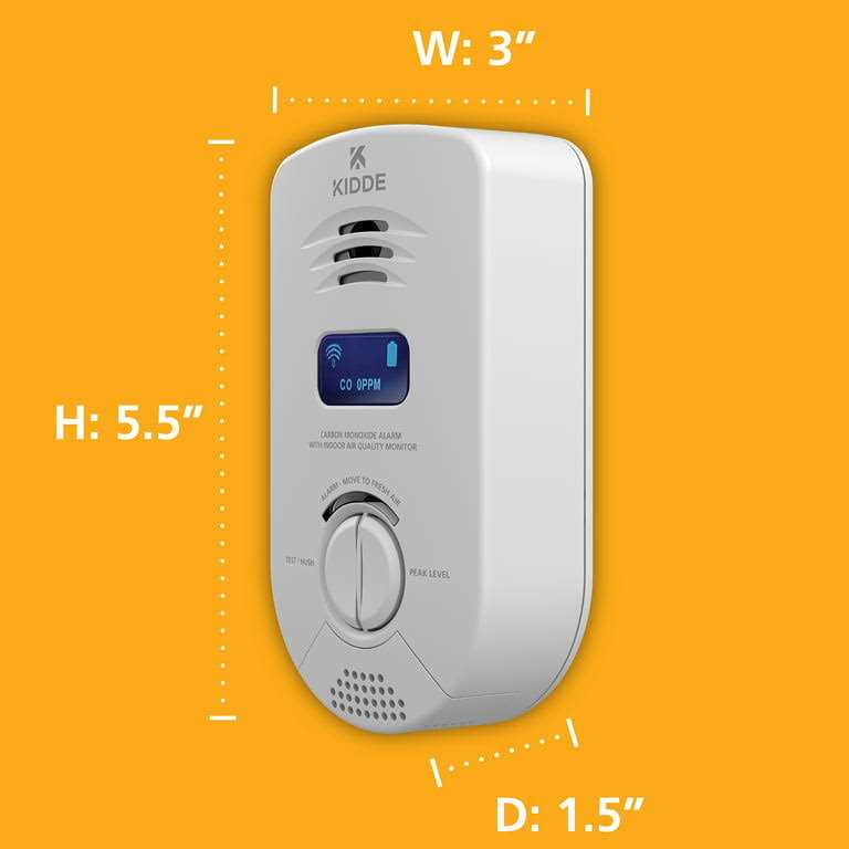 Kidde Smart Plug-In Carbon Monoxide with Indoor Air Quality Monitor