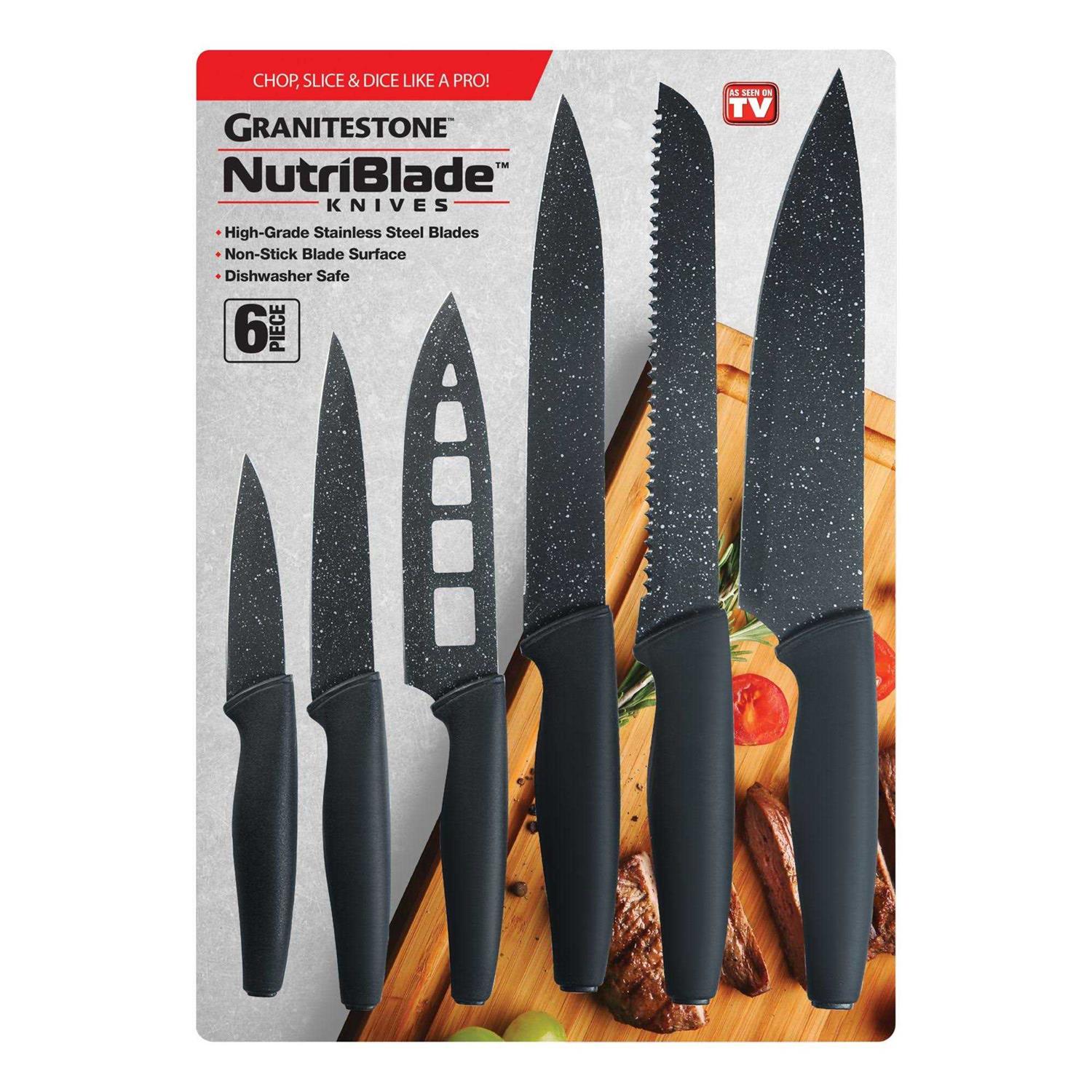 Granitestone Nutriblade 6 Piece Knife Set