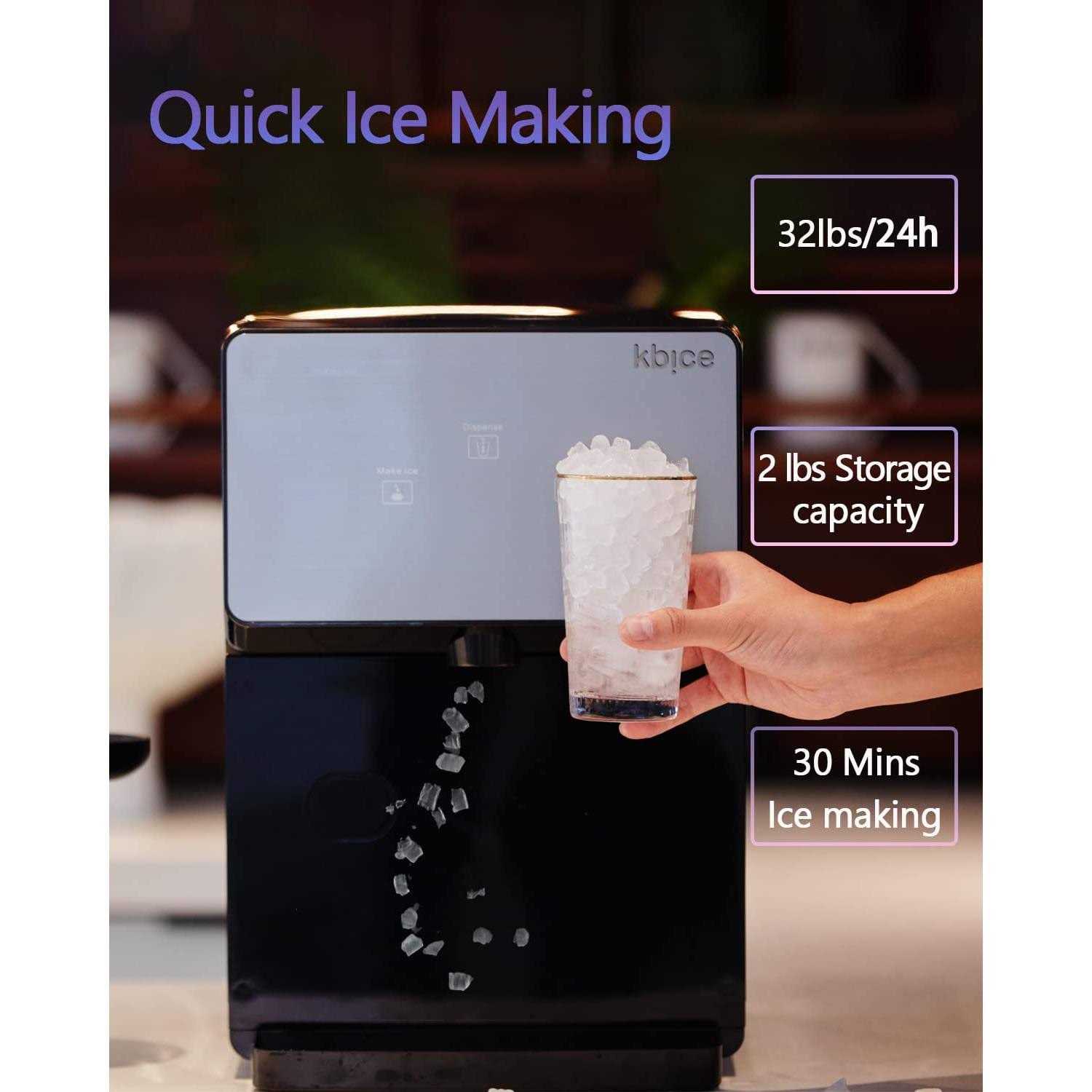 KBICE 2.0 Self Dispensing Countertop Nugget Ice Maker