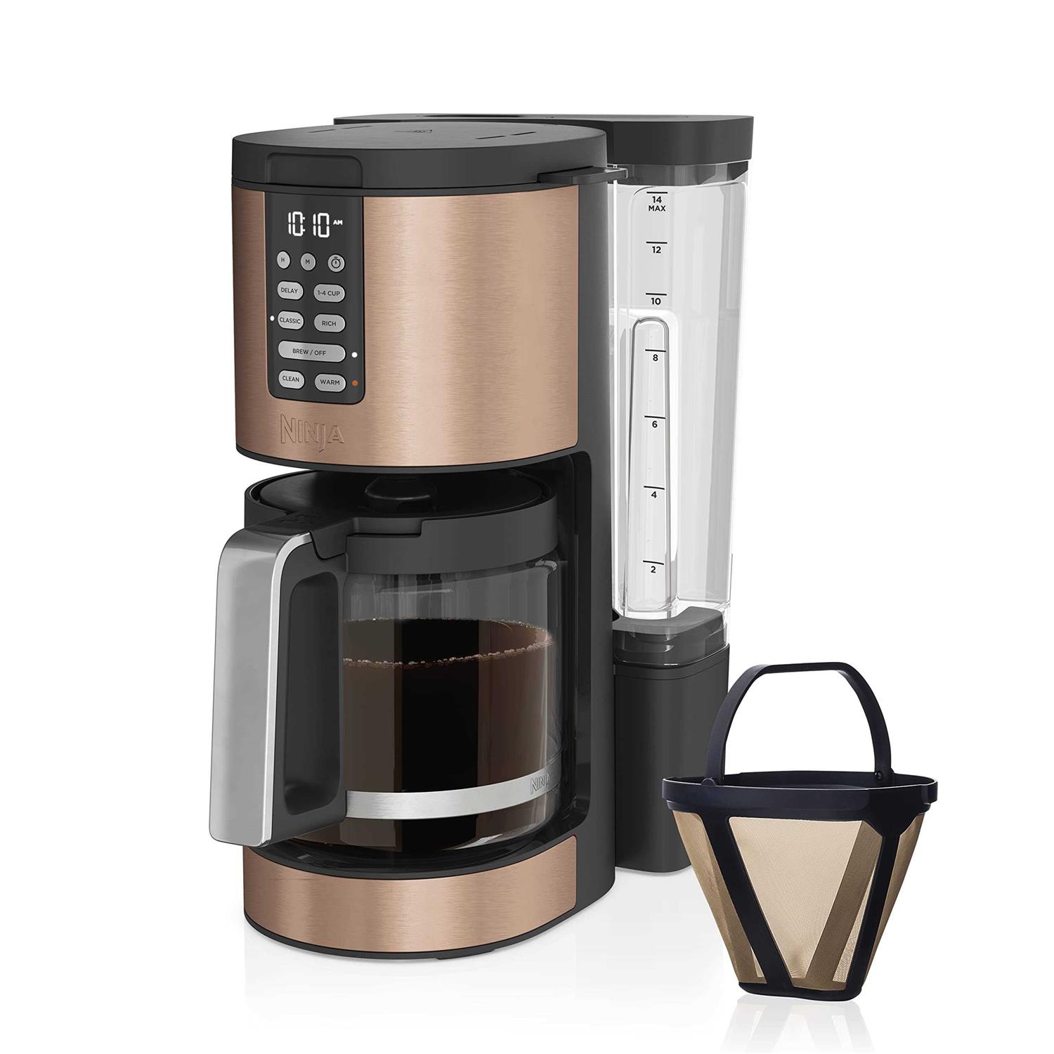 Ninja DCM201CP Programmable XL 14-Cup Coffee Maker PRO with Permanent Filter