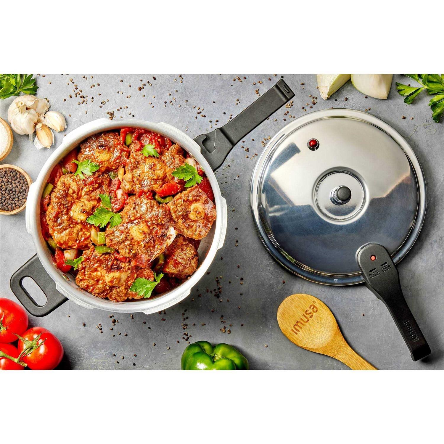 IMUSA 7 Qt. Aluminum Pressure Cooker