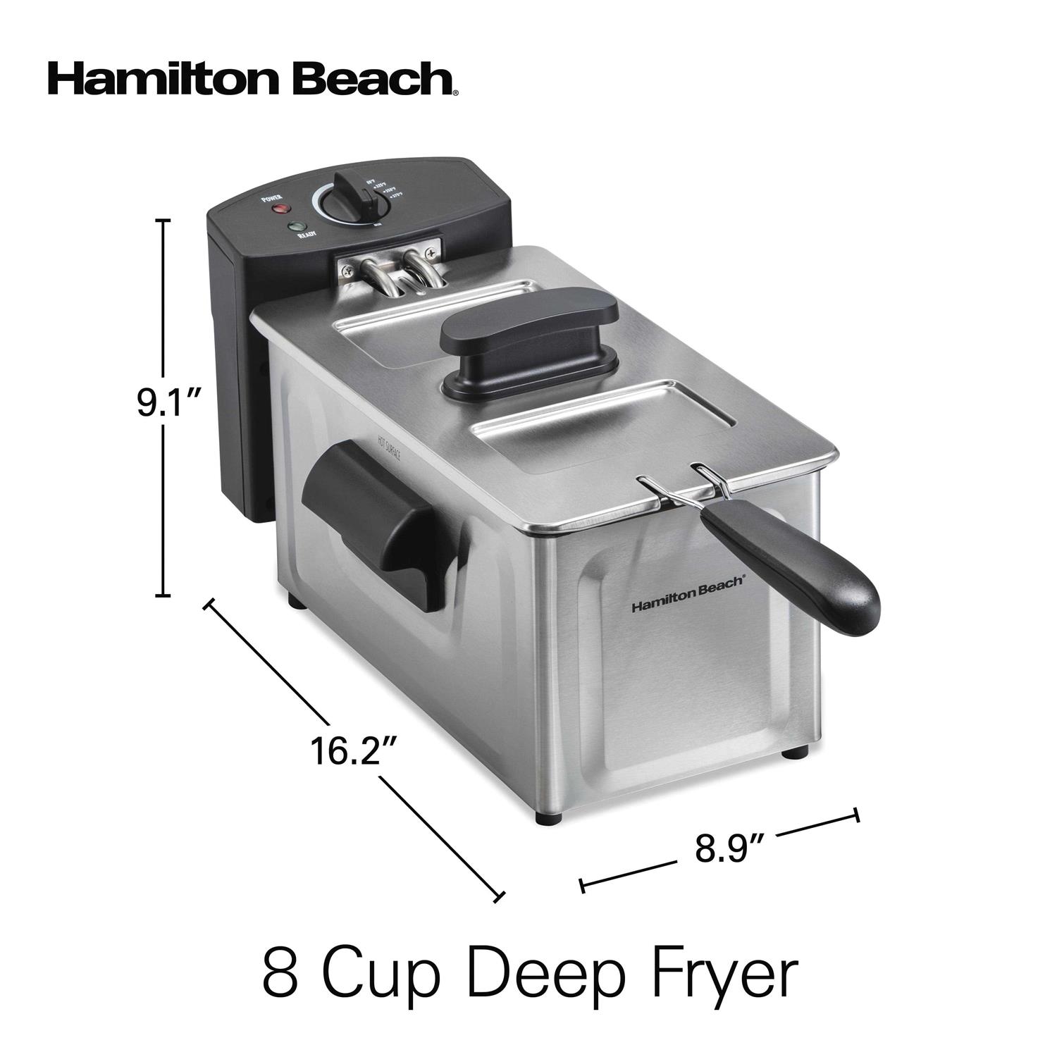 Hamilton beach 8 cup deep fryer