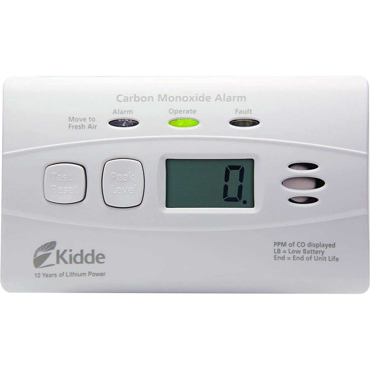 Kidde C3010D Carbon Monoxide Alarm with Digital Display