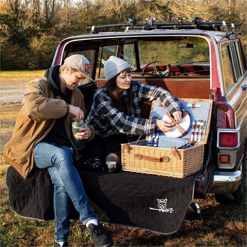 Wise Owl Outfitters Camping Blanket Packable & Waterproof Warm Camping Quilt