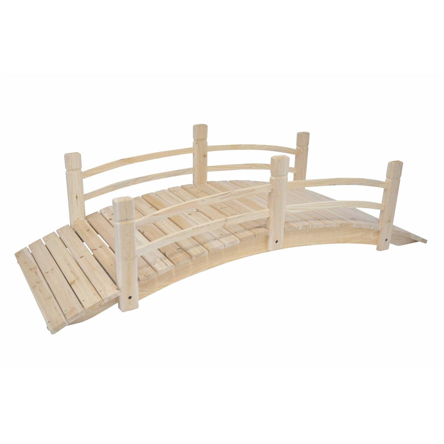 Shine Company 6 Ft. Cedar Garden Bridge