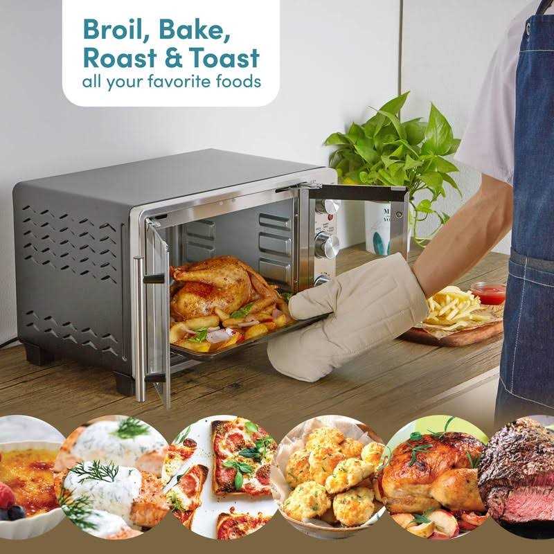 Elite Double French Door Toaster Oven