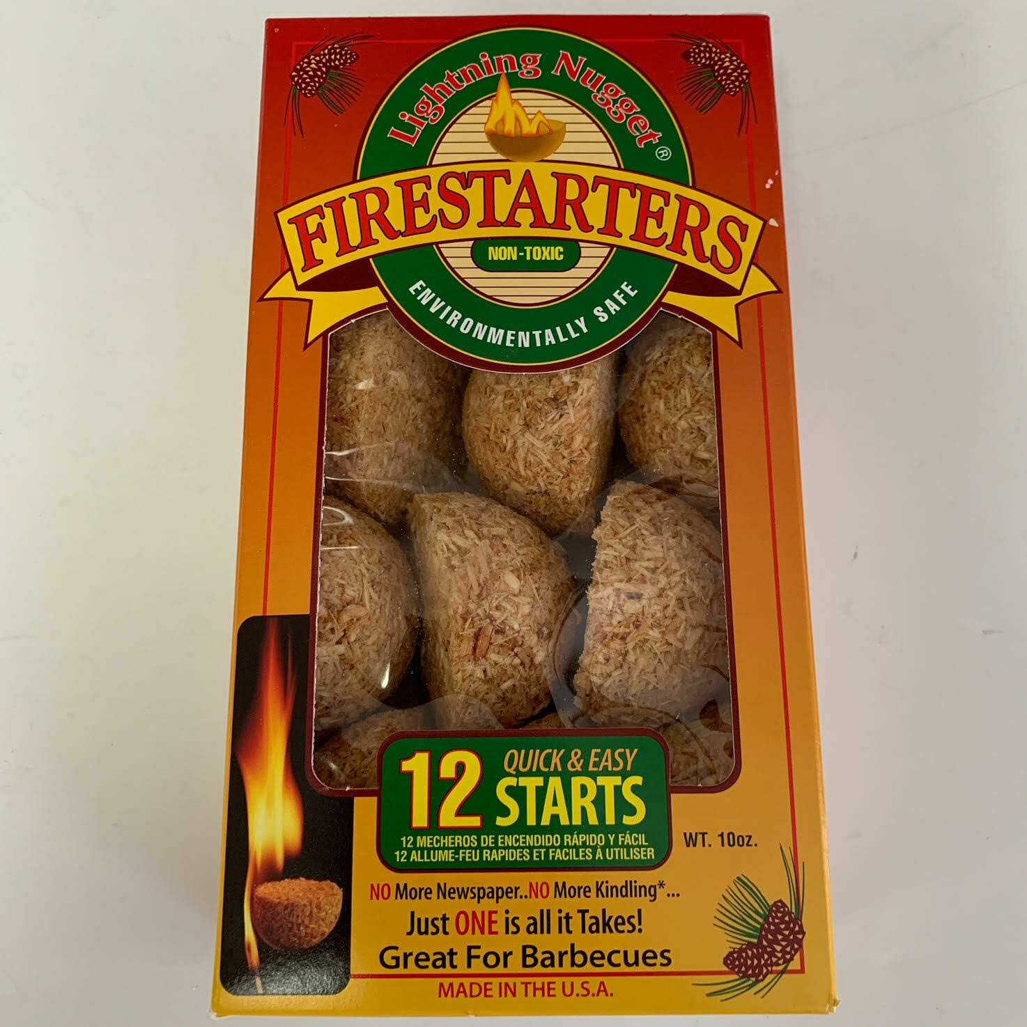 Lightning Nuggets Firestarters 12 Count