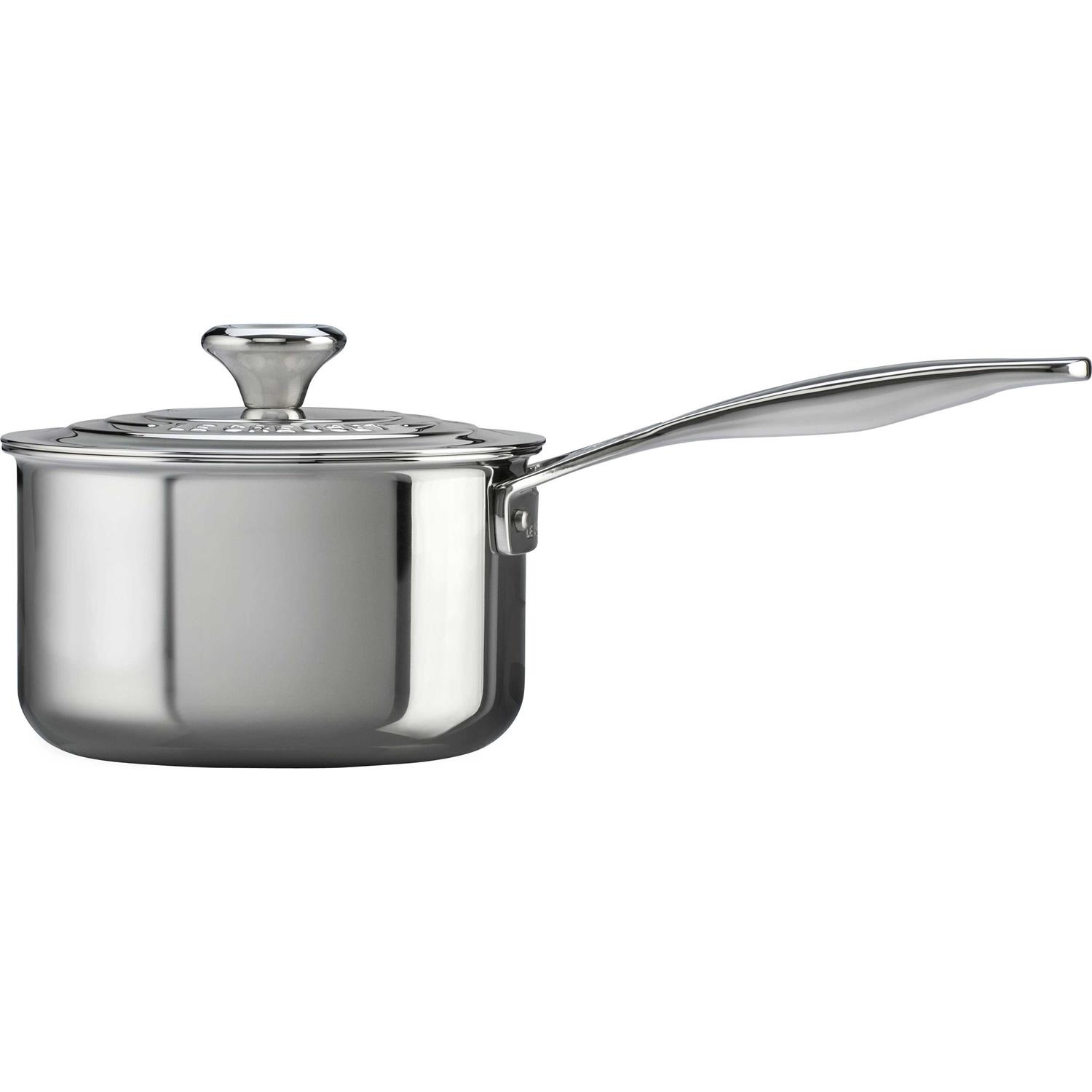 Le Creuset Stainless Steel Saucepan with Lid